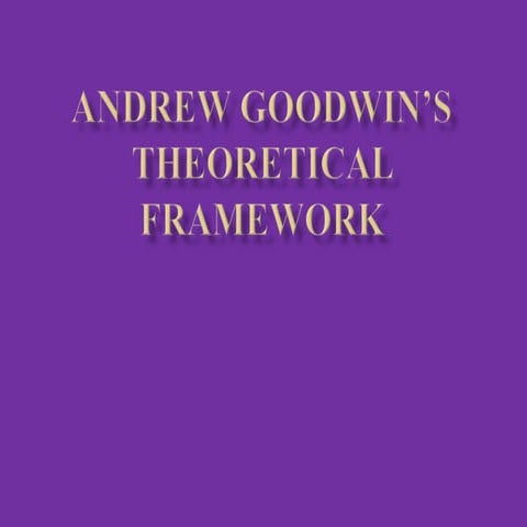 Andrew goodwin theory