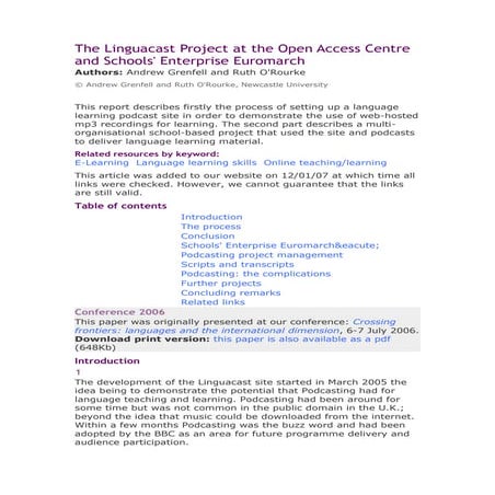 Andrew grenfell   languages