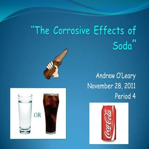 Andrew o'leary science fair backboard