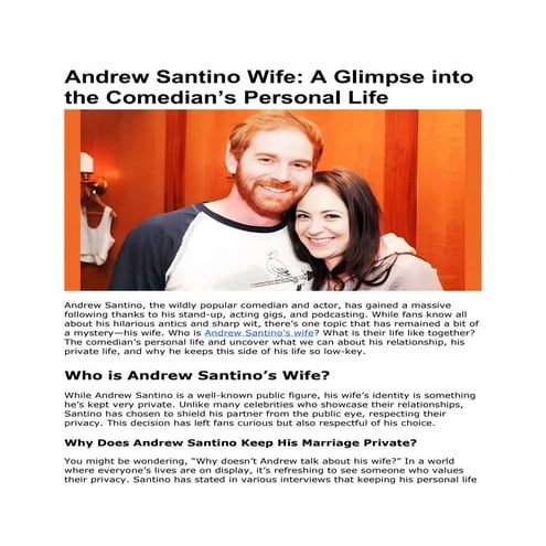 Andrew Santino Wife_ A Glimpse into the Comedian’s Personal Life.docx
