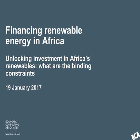 Andrew Tipping - Green Growth Diagnostics for Africa