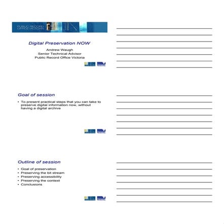 Andrew Waugh   presentation