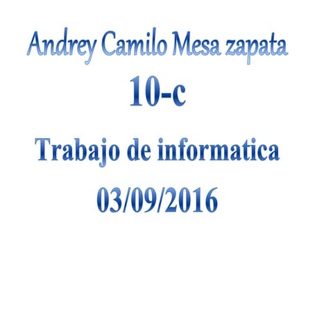 Andrey Camilo Mesa Zapata PPT