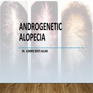 Androgenetic alopecia