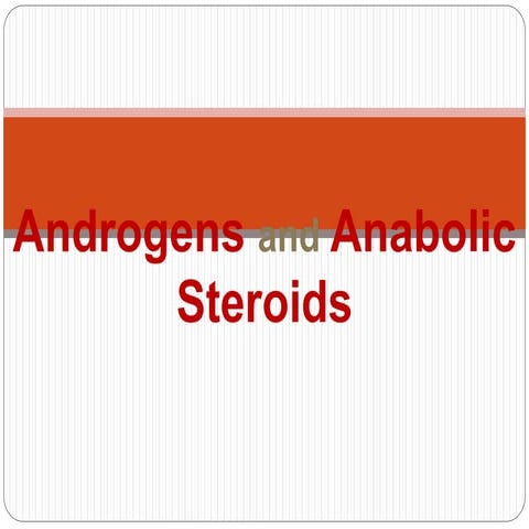 Androgens and antiandrogens