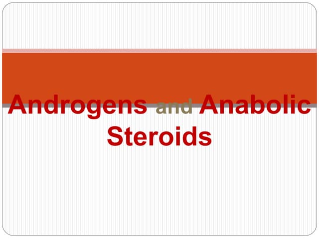 Androgens | PPTX