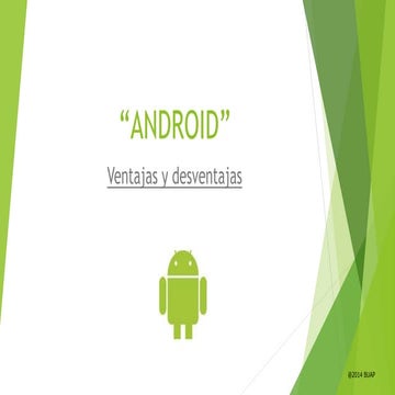 Ventajas y desvetajas de Android