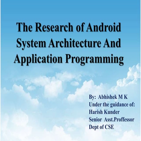 Android Architecture 