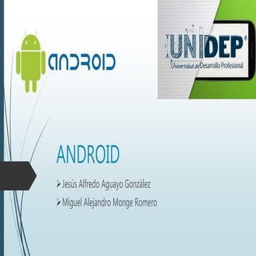 Concepto de Sistema Operativo Android | PDF