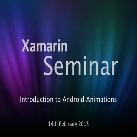Introduction to Android Animations