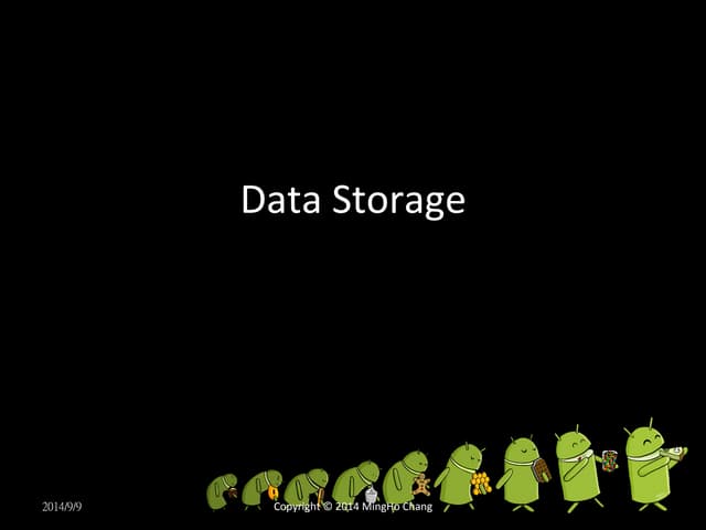 Android - Data Storage