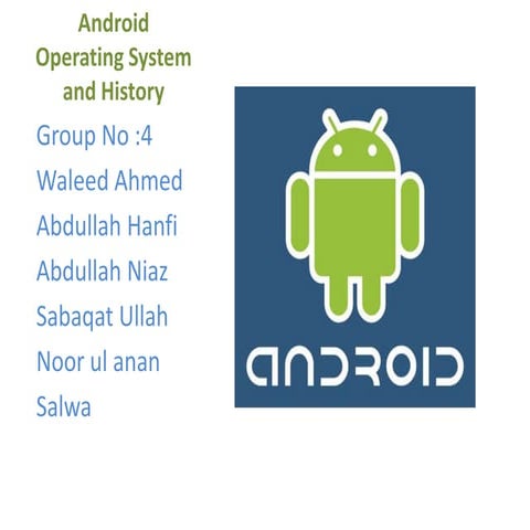 What is Android OS in ppt