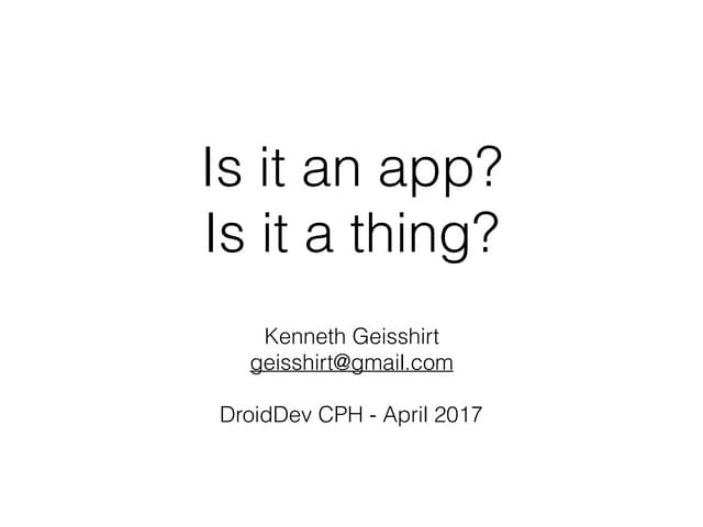 Android things