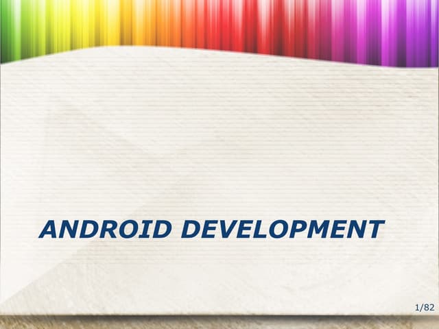 Android tutorial (2)