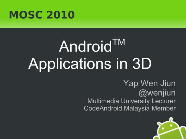 3D in Android
