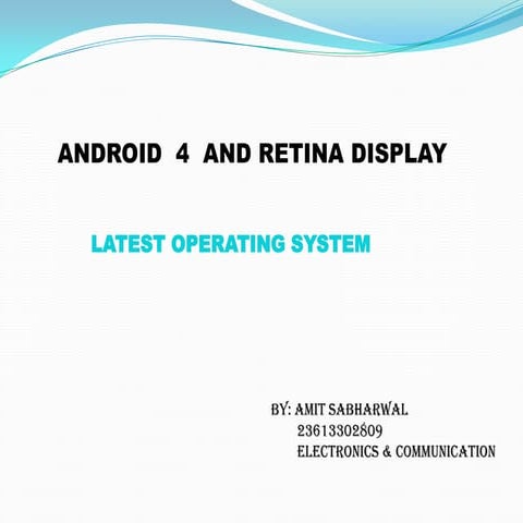 Android4.0 and retina display