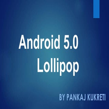Android 5 lollipop
