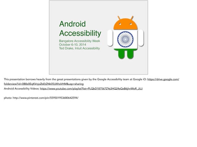 Android accessibility for developers and QA