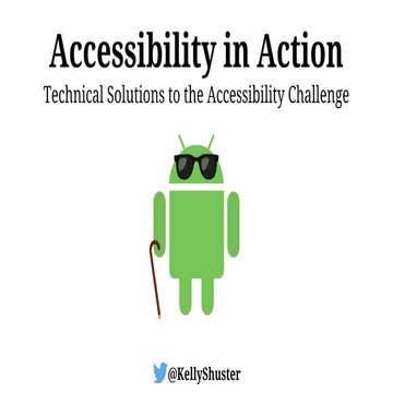 Android Accessibility - Droidcon London