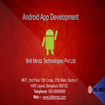 Android app bangalore.
