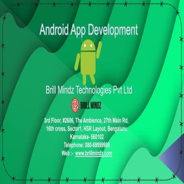 Android app bangalore.