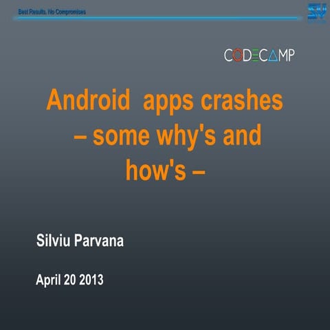 Android apps crashes-why_how