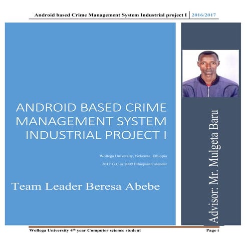 Android based crime manage system industrial project i