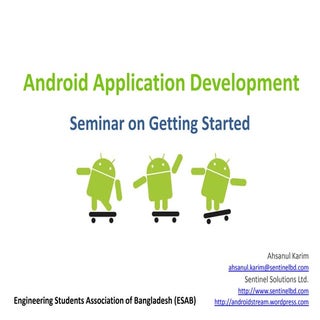 Introduction to Android Development...