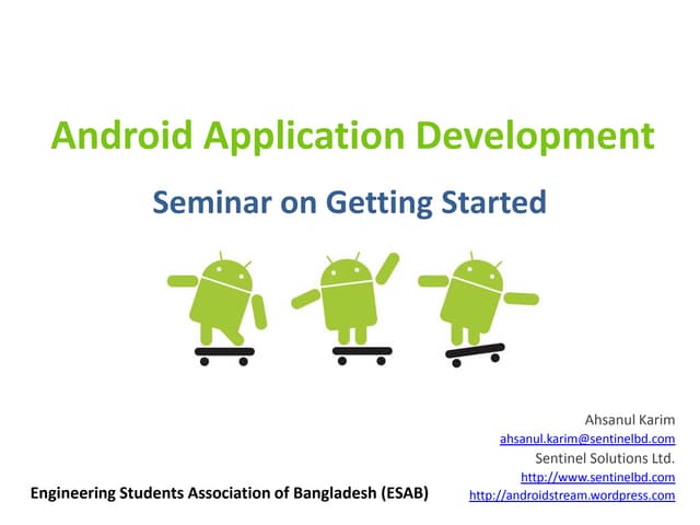 Introduction to Android Development: Before Getting Started