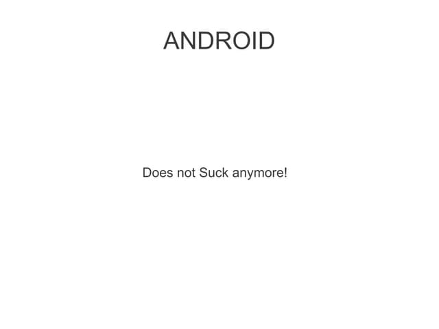 Android Best Practices