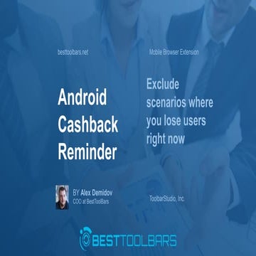 Android cashback reminder 2.0