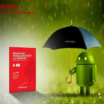 Bitdefender Android Mobile Security Ppt
