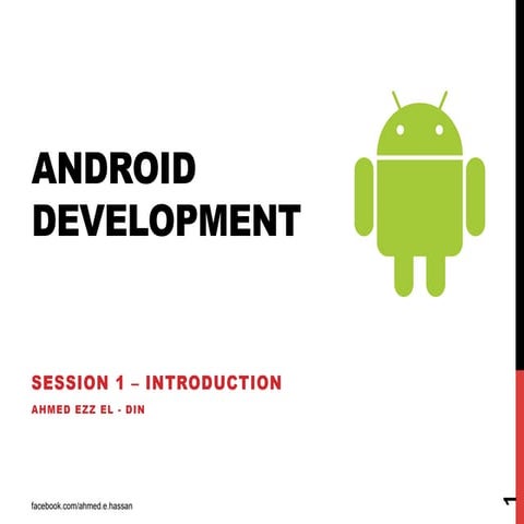 Android development-session 1 | PPT