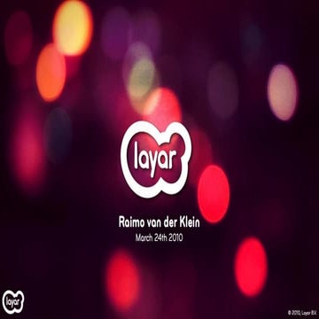 Layar Augmented Reality Browser at the Android Experience 2010