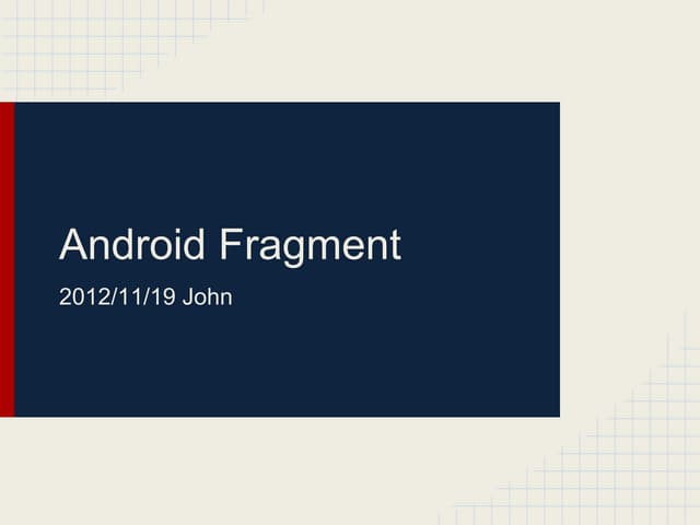 Android Fragment