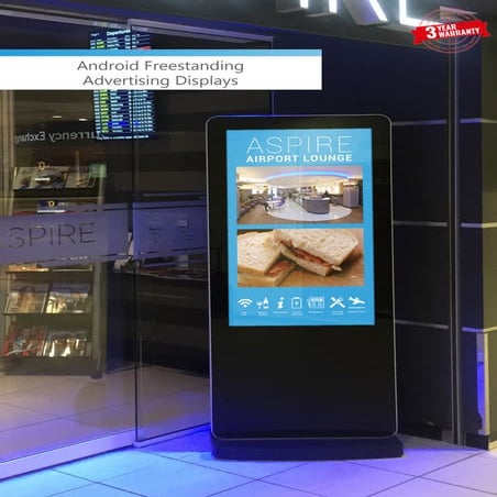 Android Freestanding Advertising Display Range