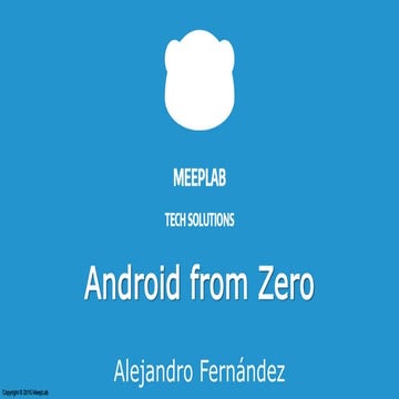 Android from zero 