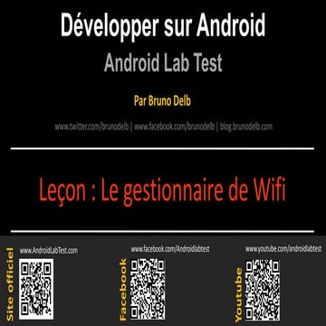 Android Lab Test : Le WIFI (français)