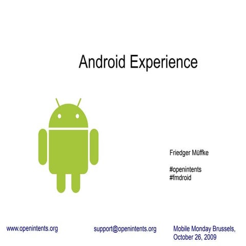 Android Market Developper feeedback