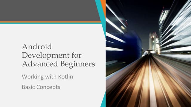 Introduction to Kotlin