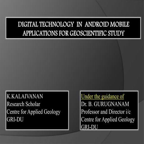 Open source software of geographical information system ( | PDF