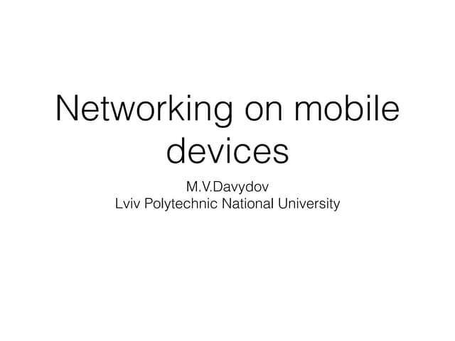 Android Networking