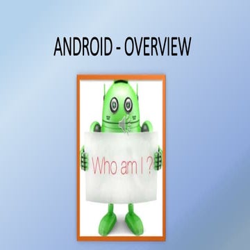 Android online training overview - ErEdge