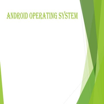 Android operating system. | PPT