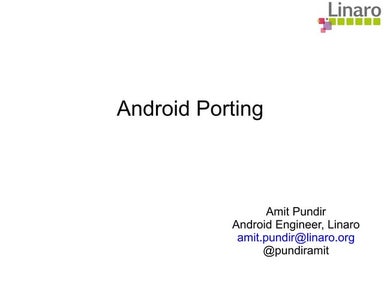 Android porting for dummies @droidconin 2011