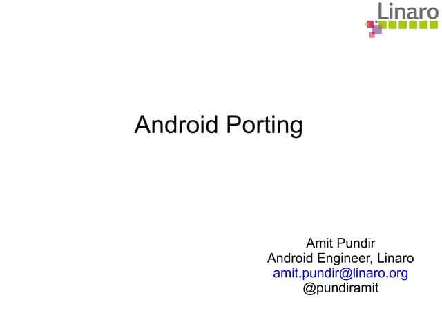 Android porting for dummies @droidconin 2011
