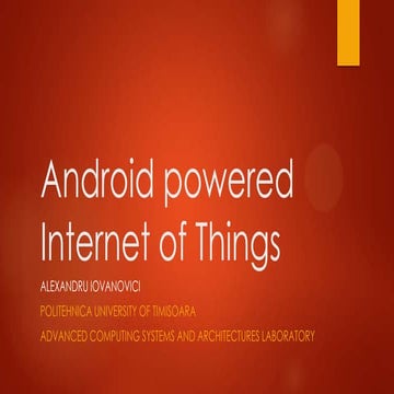 Android powered internet of things