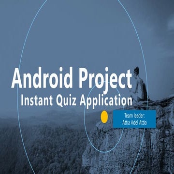 Interactive Coding Quiz App with Firebase Authentication for Android | PPTX