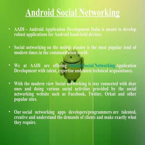 Android social networking