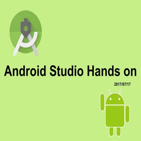 入門者用Android Studio Hands on